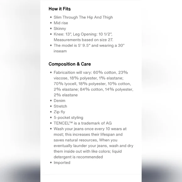 Levi's 711 Skinny Hypersoft Dark Wash Jeans - Picture 5 of 8